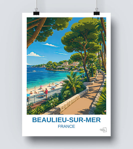 Affiche Beaulieu sur Mer