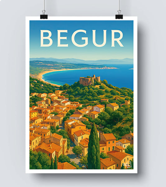 Affiche Begur