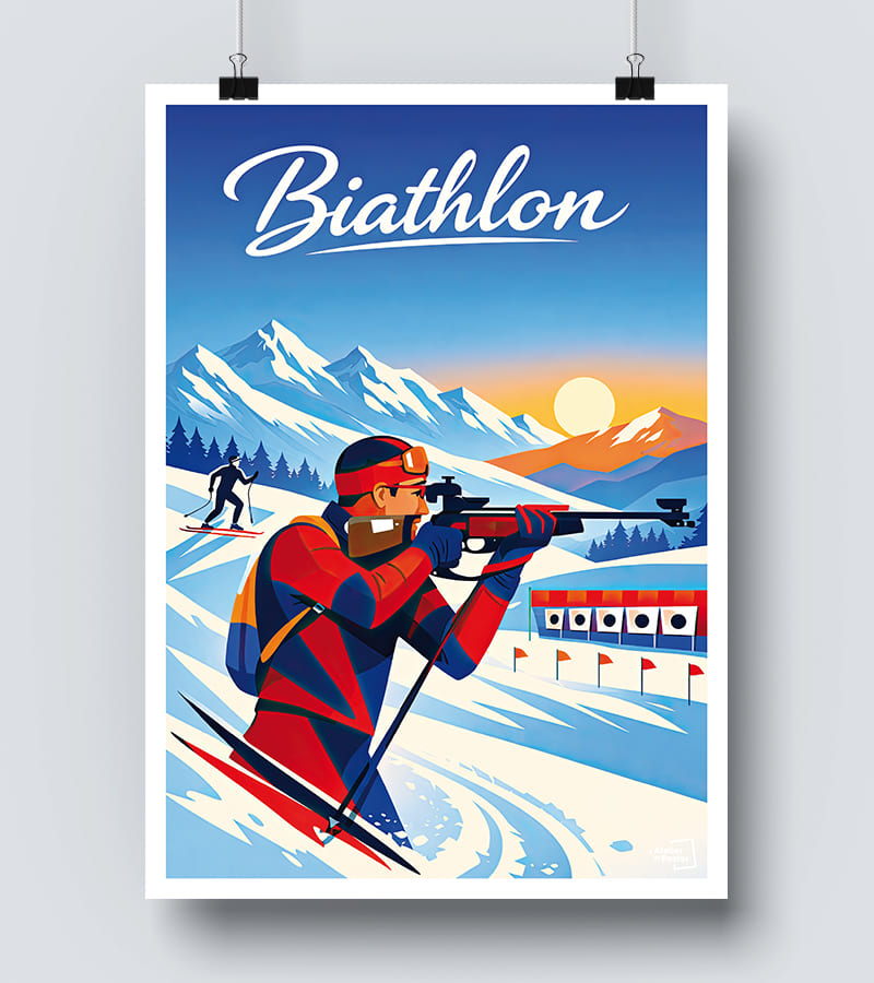 Affiche Biathlon