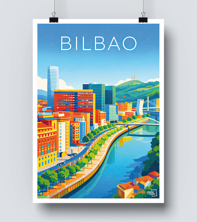 Affiche Bilbao