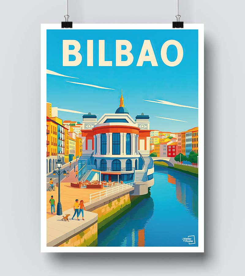 Affiche Bilbao
