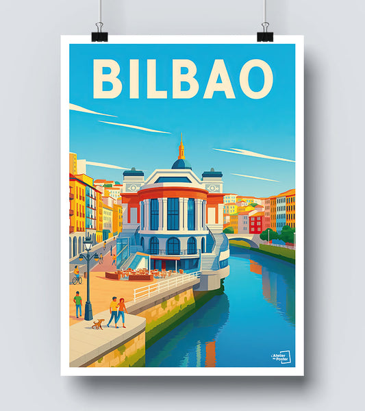 Affiche Bilbao