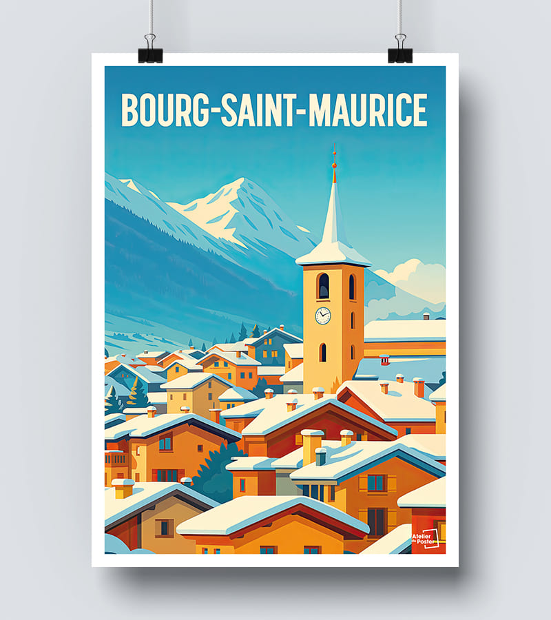 Affiche Bourg Saint Maurice