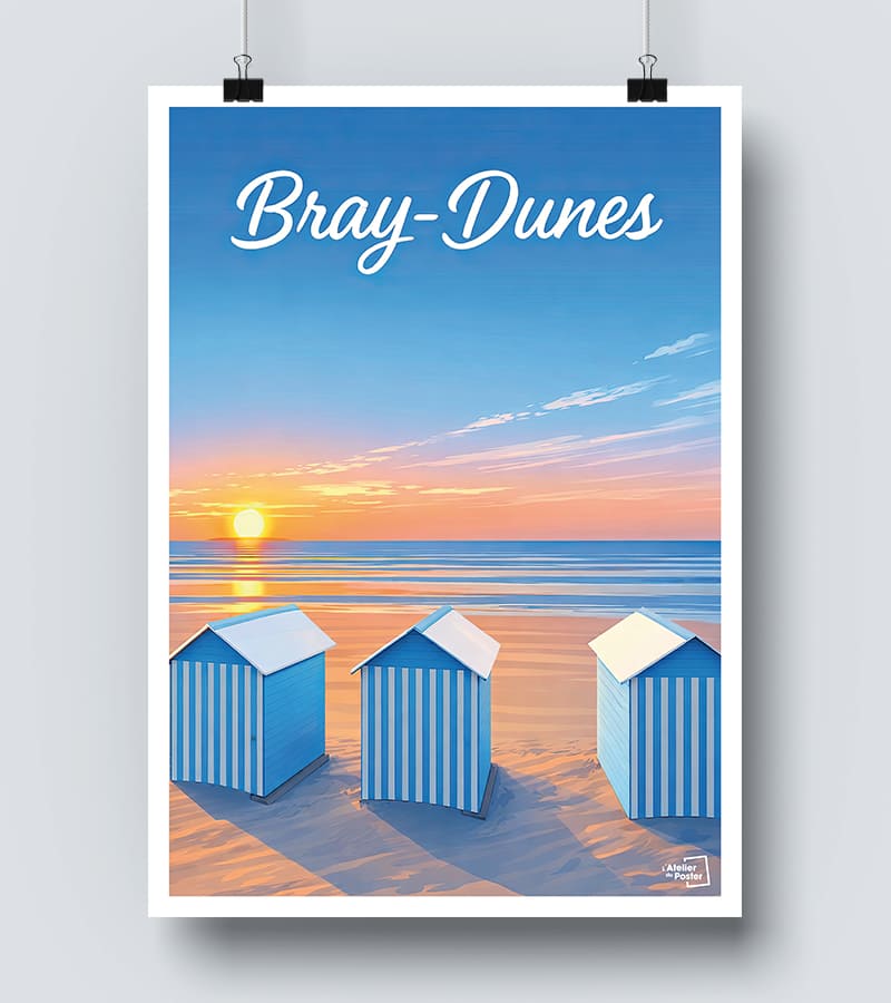 Affiche Bray Dunes