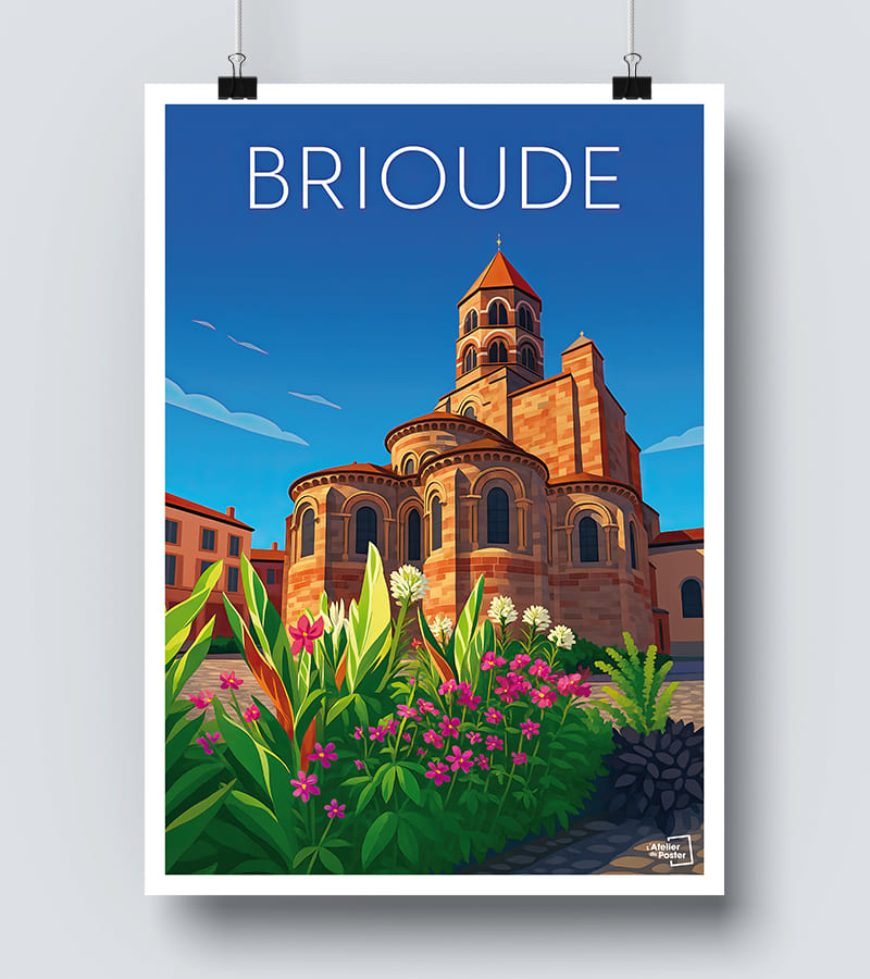 Affiche Brioude