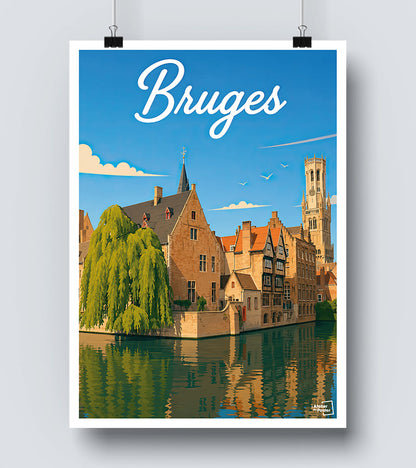 Affiche Bruges