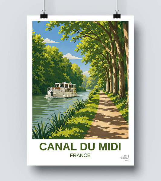 Affiche Canal du Midi