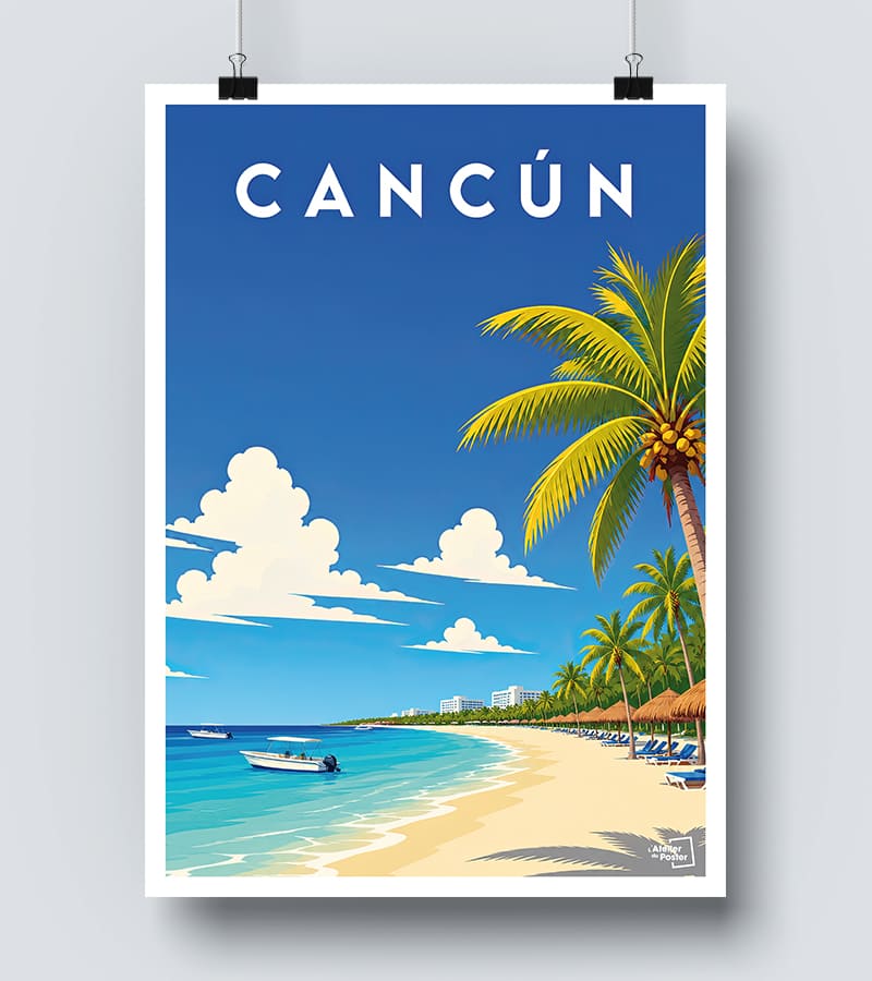 Affiche Cancun
