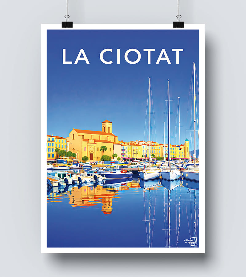 Affiche La Ciotat moderne