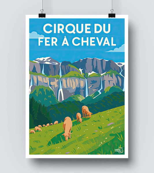 Affiche Cirque Fer à Cheval