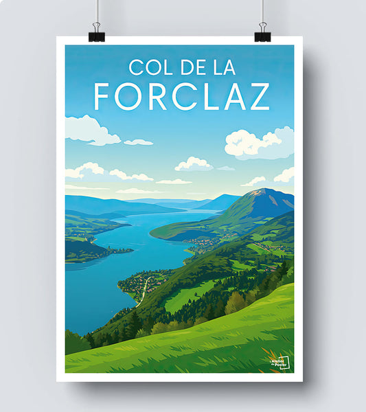 Affiche col de la Forclaz