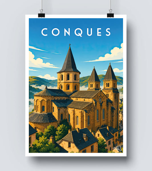 Affiche Conques