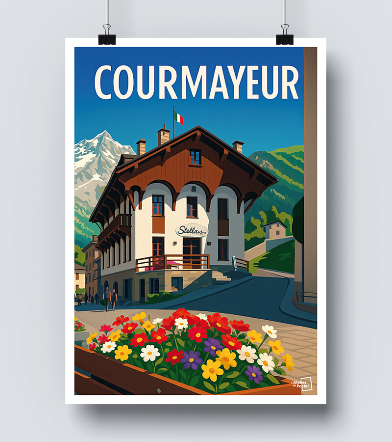 Affiche Courmayeur