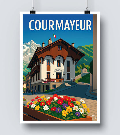 Affiche Courmayeur