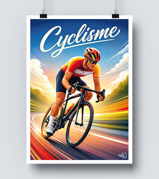 Affiche Cyclisme Vintage