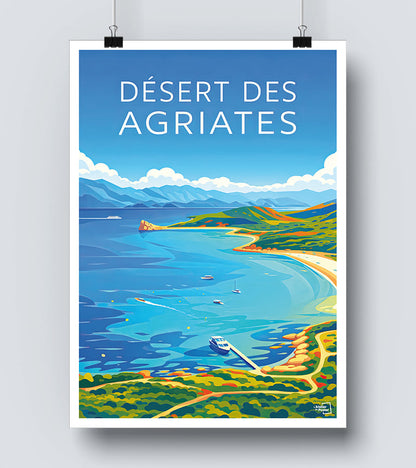 Affiche Désert des Agriates