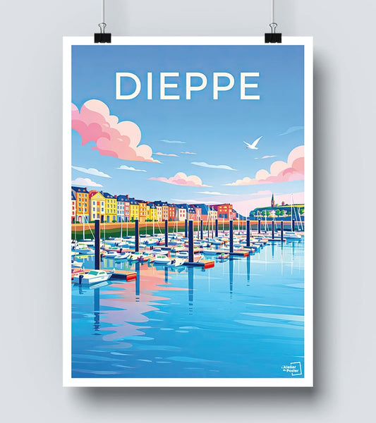 Affiche ville de Dieppe