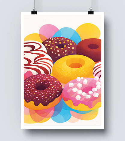 Affiche Donuts