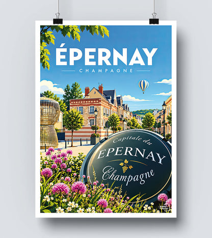 Affiche Epernay