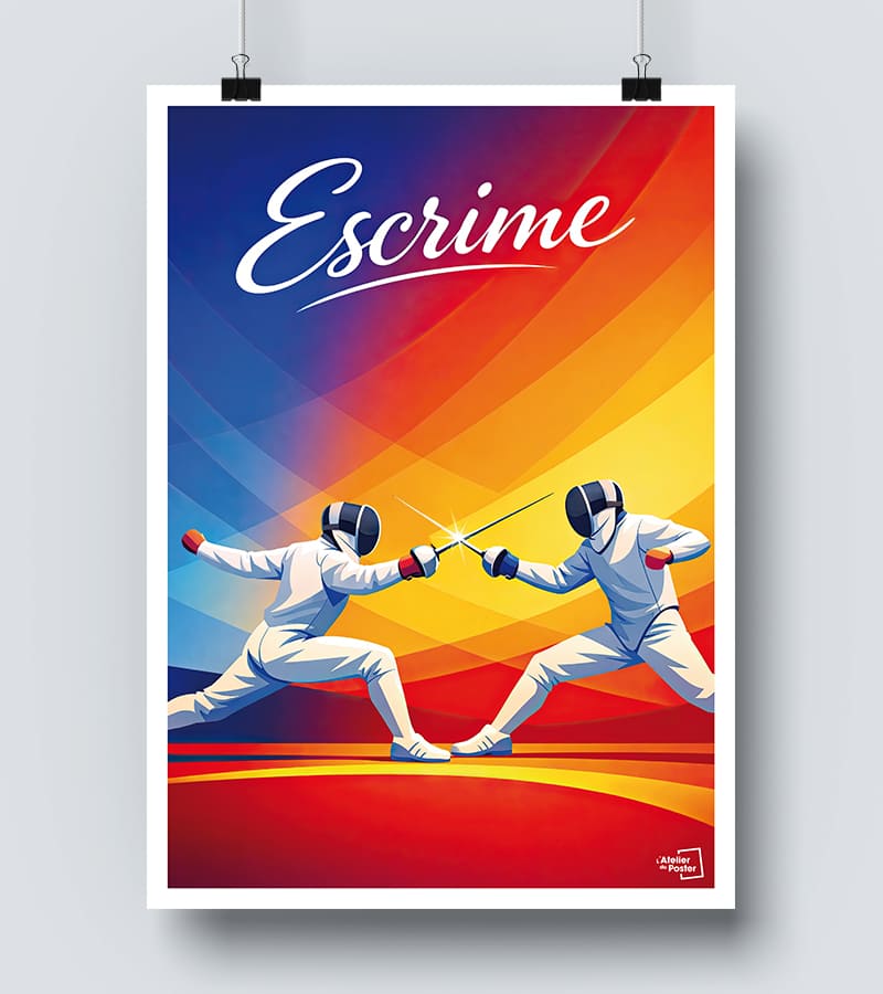 Affiche Escrime