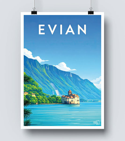 Affiche Evian