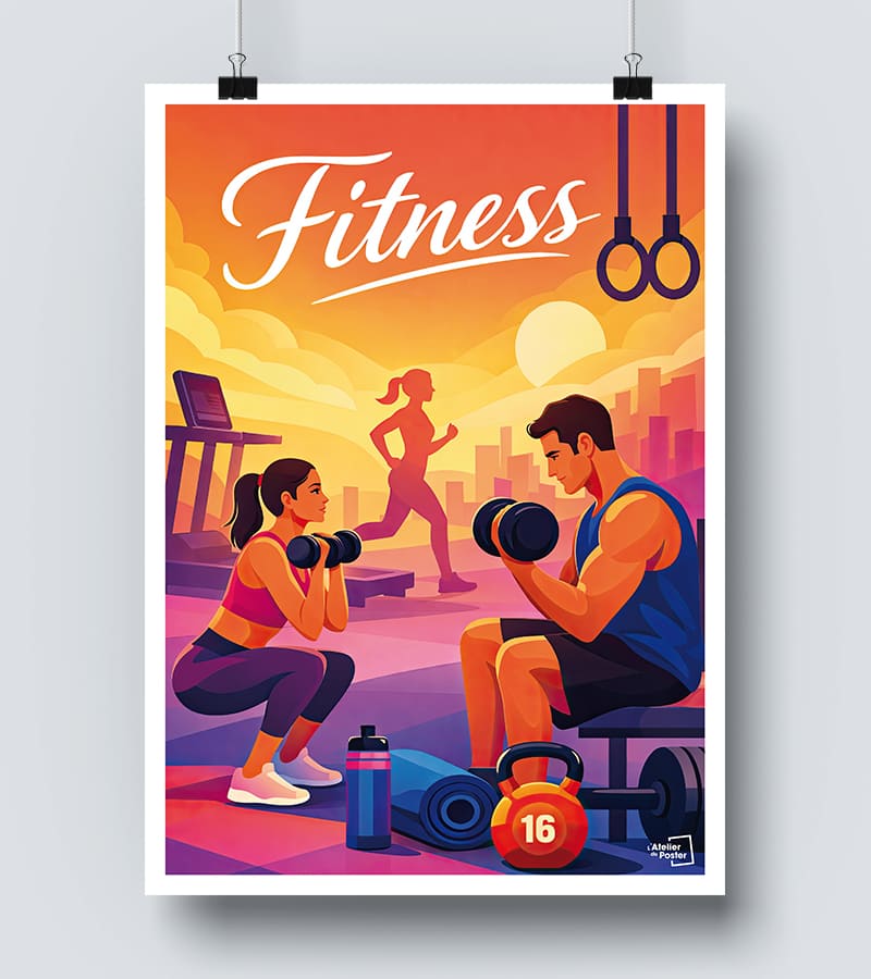 Affiche Fitness
