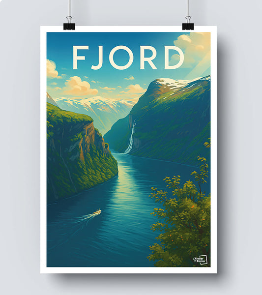 Affiche Fjord