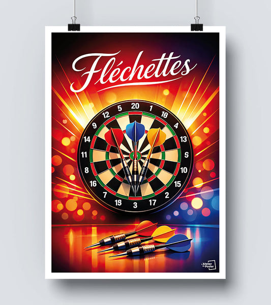 Affiche Fléchettes