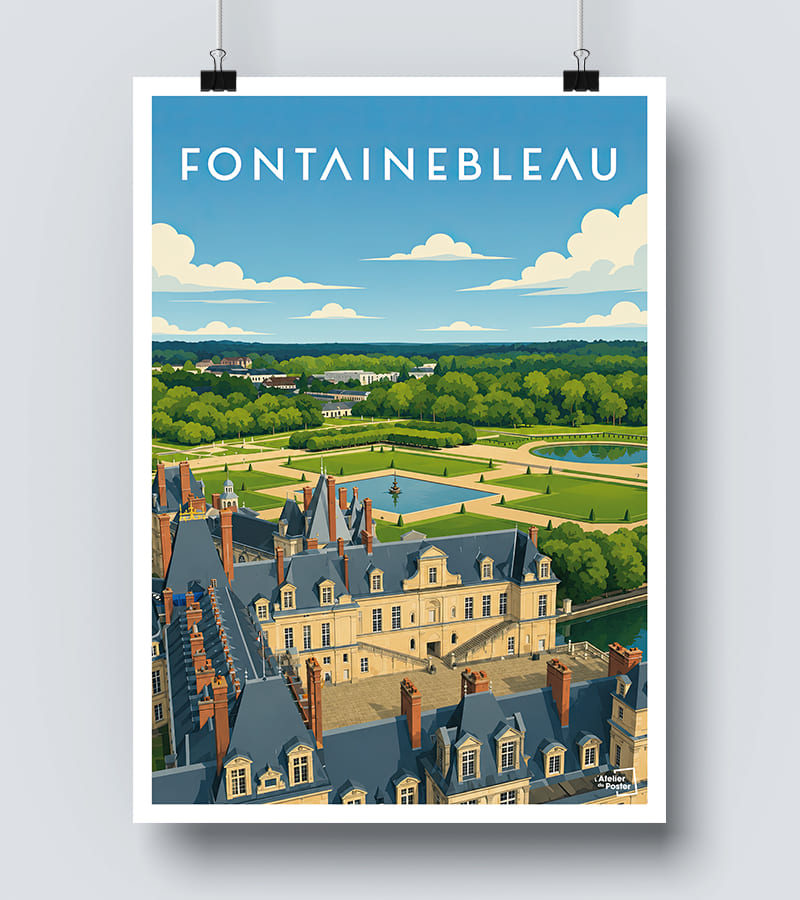 Affiche Fontainebleau