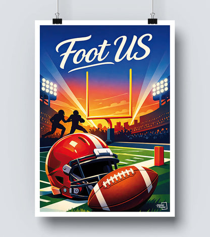 Affiche Foot US - Football Américain