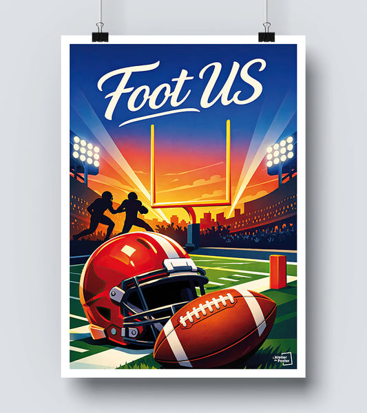 Affiche Foot US - Football Américain