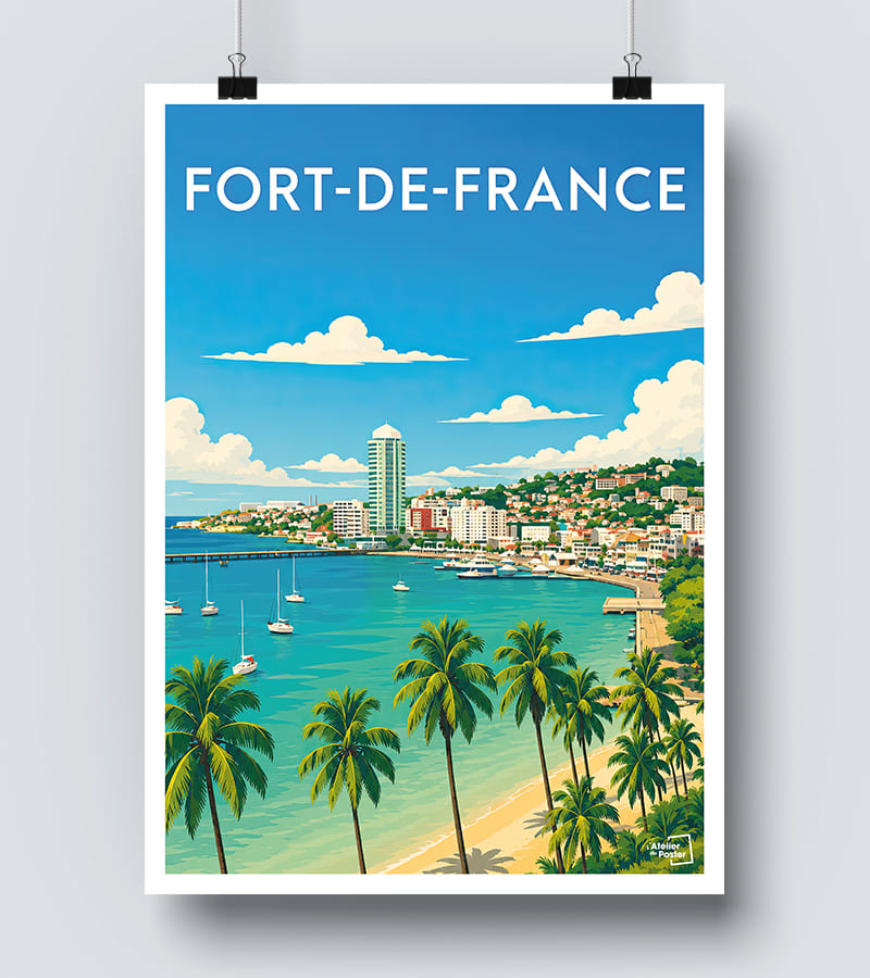 Affiche Fort de France