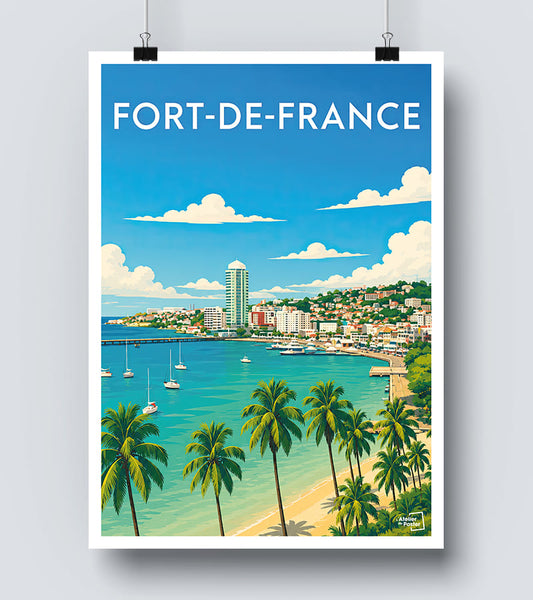Affiche Fort de France