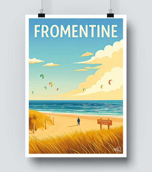 Affiche Fromentine Plage