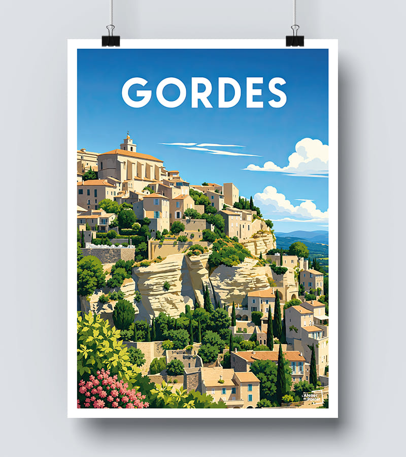 poster Vintage Guadeloupe