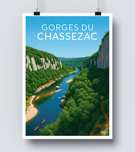 Affiche Gorges du Chassezac