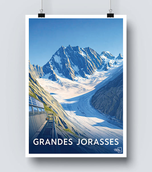 Affiche Grandes Jorasses