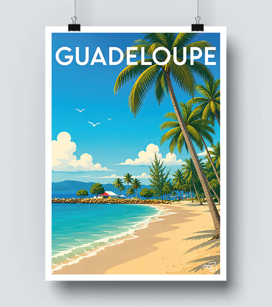 Affiche Vintage Guadeloupe