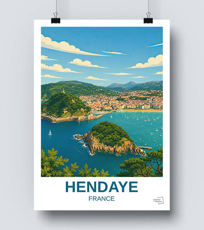 Affiche Hendaye