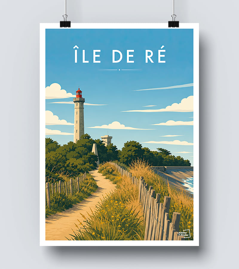 Affiche Île de Ré