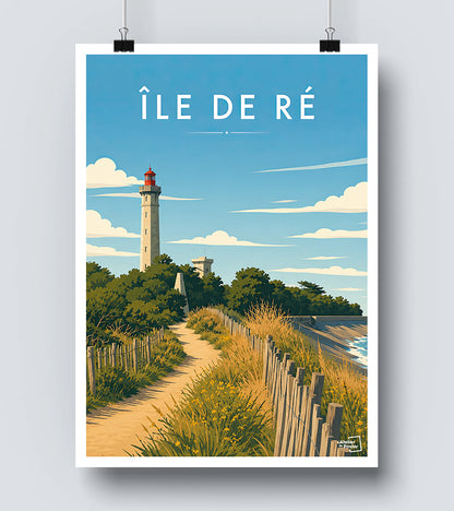 Affiche Île de Ré