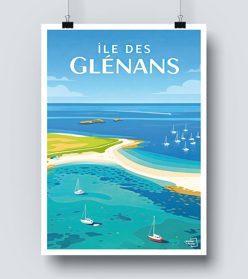Affiche Îles des Glénans