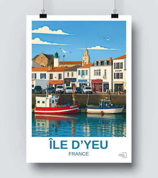 Affiche île d Yeu