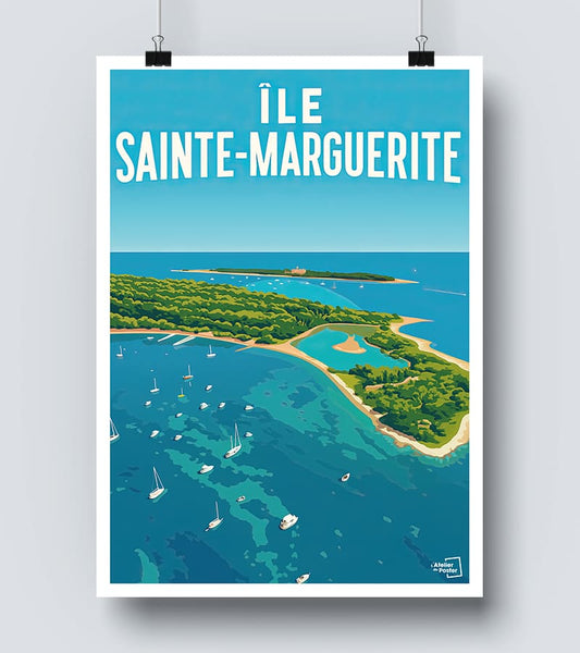 Affiche Île Sainte Marguerite