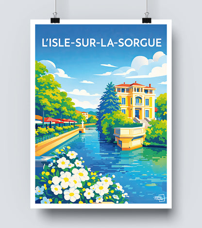 Affiche Isle sur la Sorgue