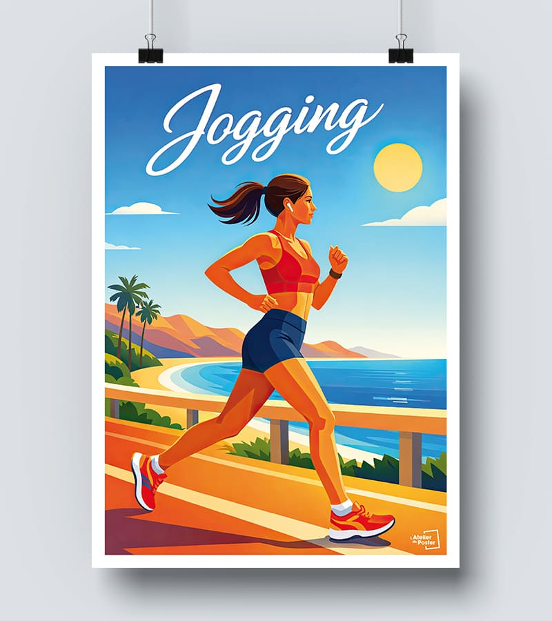 Affiche jogging