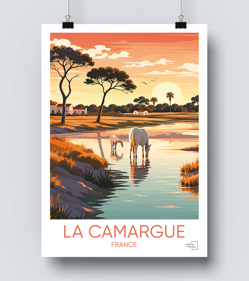Affiche La Camargue