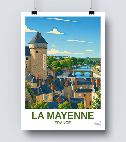 Affiche La Mayenne