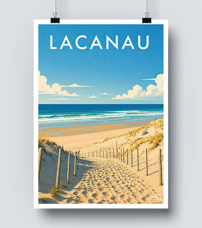 Affiche Lacanau