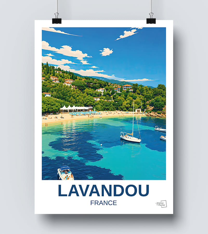 Affiche Lavandou